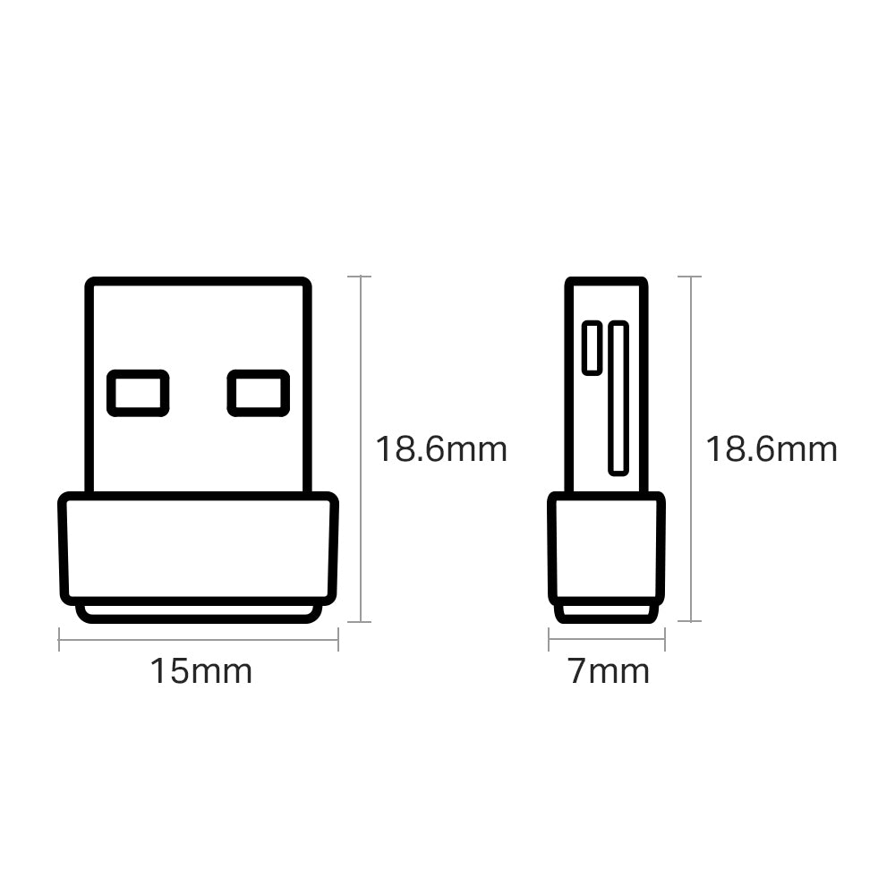 TP-Link AC600 Nano Wireless USB WiFi Adapter