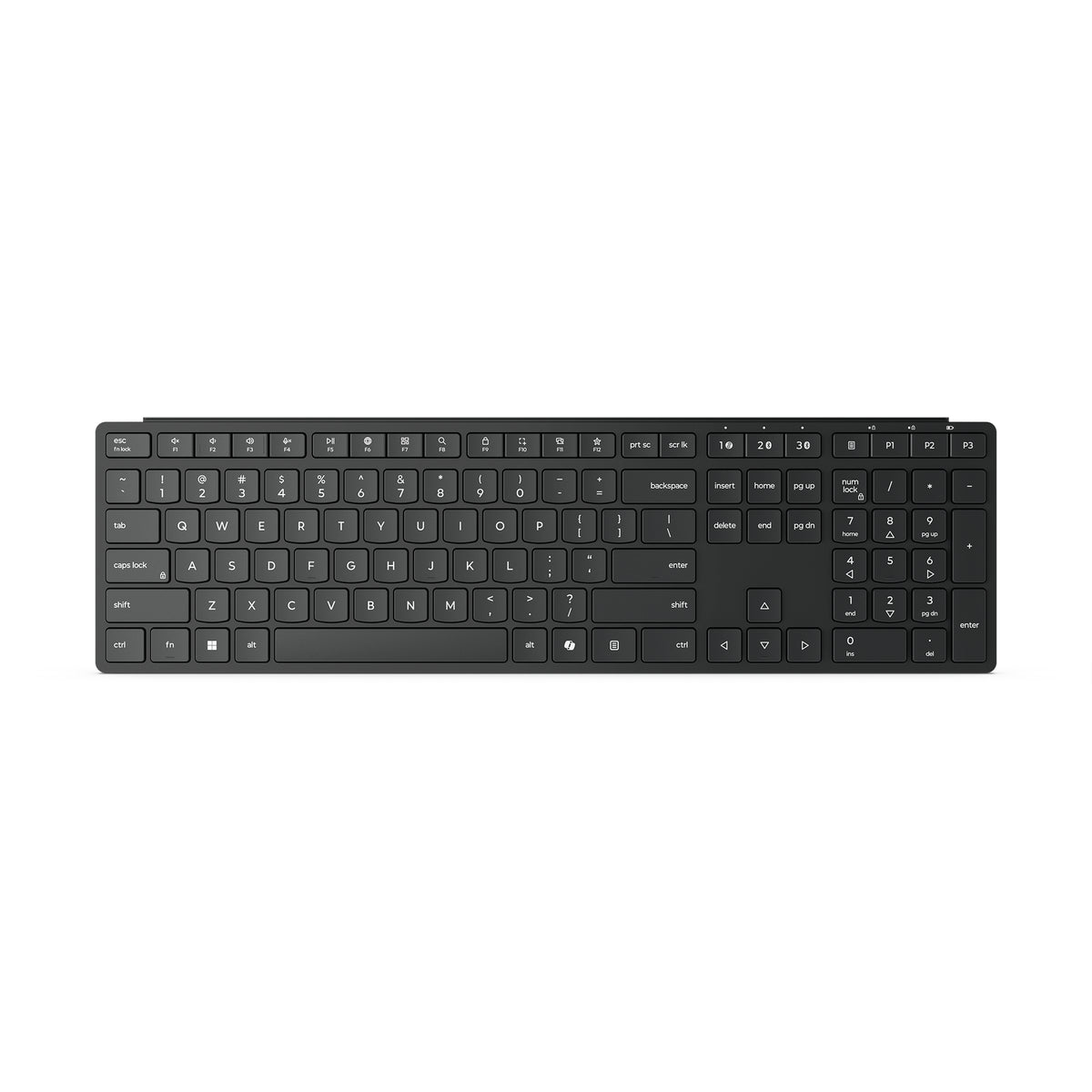 Lenovo 4Y41S04696 keyboard Home/Office RF Wireless + Bluetooth UK English Black