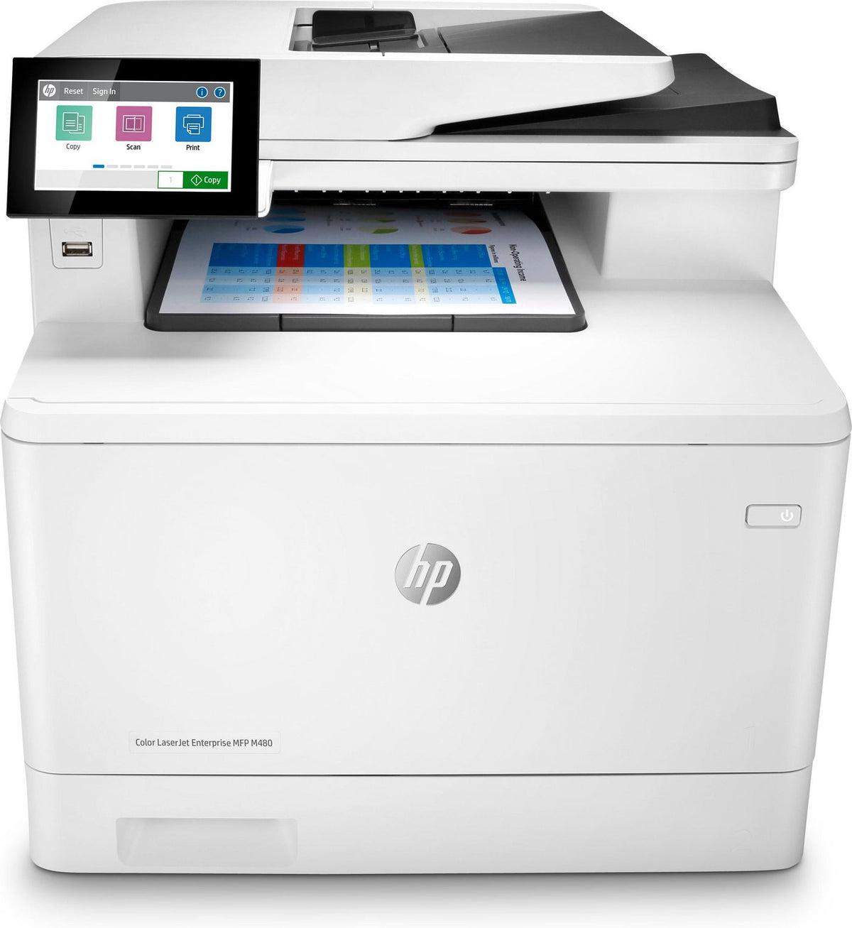 HP COLOR LASERJET ENTERPRISE M480F Color LaserJet Enterprise M480f, Laser, Colour printing, 600 x 600 DPI, A4, Direct printing,