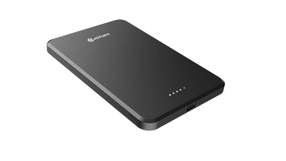 eSTUFF ES641100 power bank Wireless charging Black