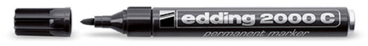 Edding 2000c permanent marker Bullet tip Black 10 pc(s)