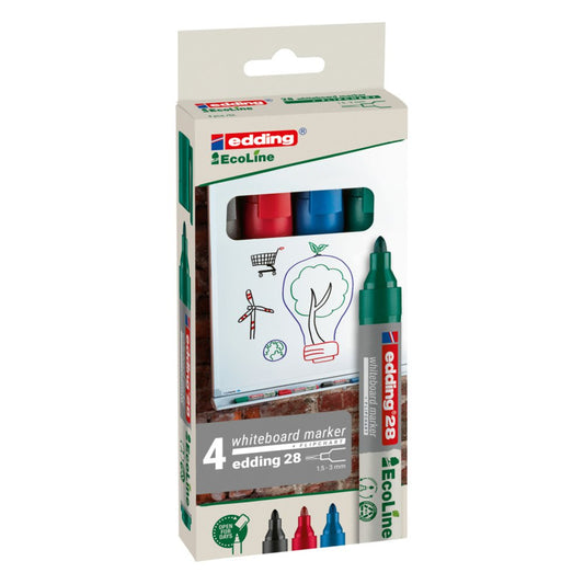 Edding e-28/4 S Ecoline Whiteboard Marker A5 (4)