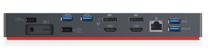 Lenovo Thunderbolt 3 Dock Gen2 Wired Black, Red