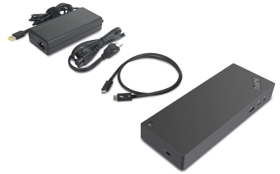 Lenovo Thunderbolt 3 Dock Gen2 Wired Black, Red
