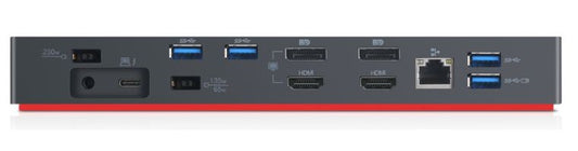 Lenovo 40AN0135SA laptop dock/port replicator Wired Thunderbolt 3 Black