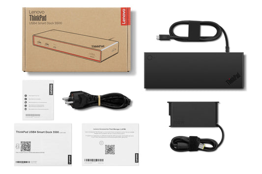 Lenovo ThinkPad USB4 Smart Dock 5500 Wired Black