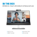 HP E24m G4 FHD USB-C Conferencing Monitor computer monitor 60.5 cm (23.8") 1920 x 1080 pixels Full HD Black, Silver
