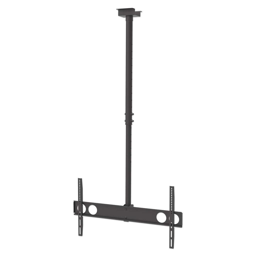 Manhattan Tv & Monitor Mount, Ceiling, 1 Screen, Screen Sizes: 37-75", Height: 105-156 Cm, Black, Vesa 200X200 To 800X400Mm, Max 50Kg, Lfd,