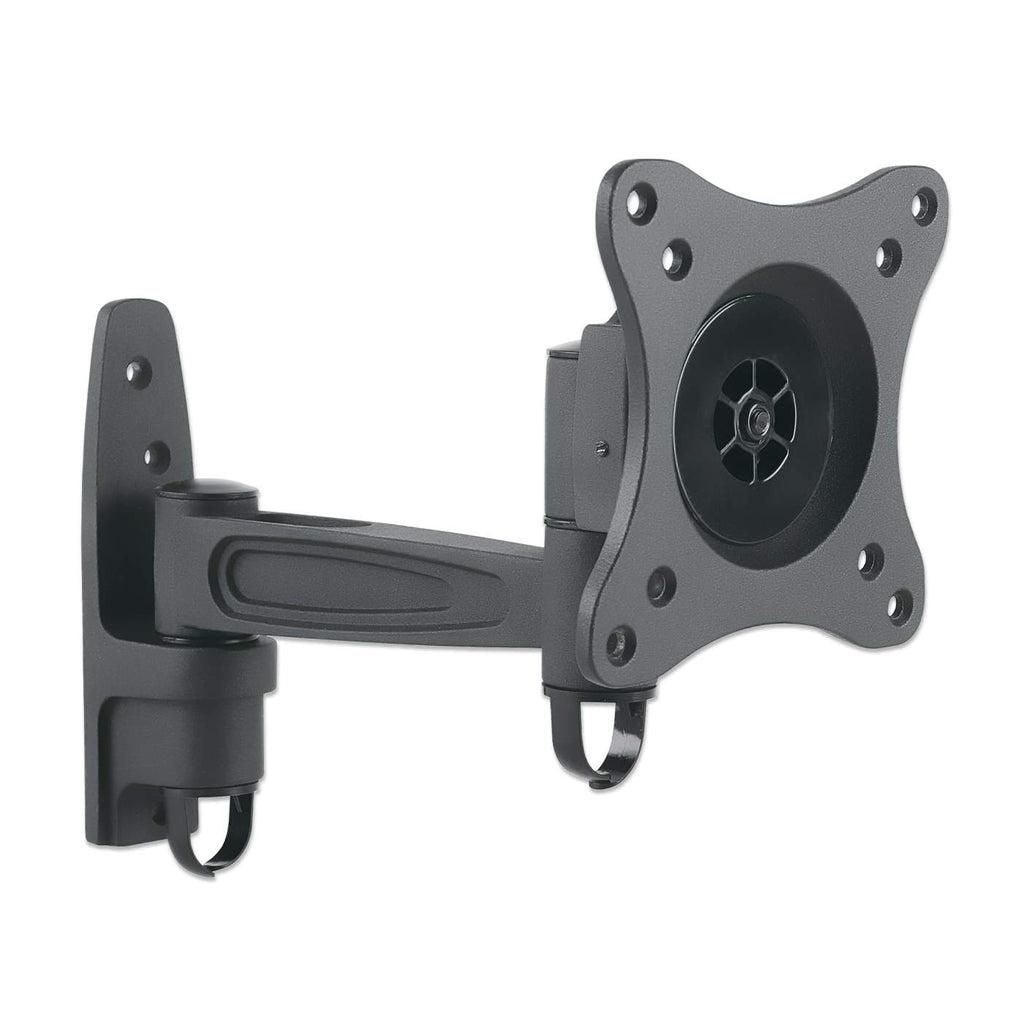 Manhattan Monitor/TV Wall mount 1 screen 13-27" 75x75 1 screen 13-27" 75x75 to 100x100mm, Max 15 kg. Black