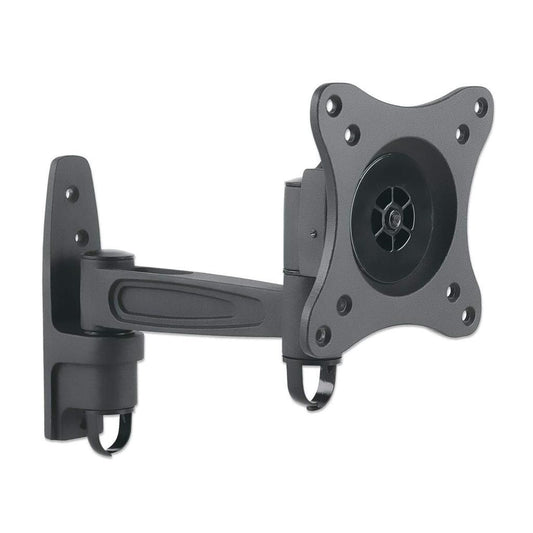 Manhattan Monitor/TV Wall mount 1 screen 13-27" 75x75 1 screen 13-27" 75x75 to 100x100mm, Max 15 kg. Black