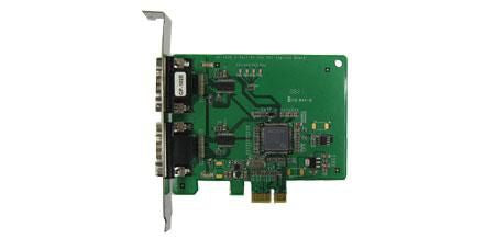 Moxa PCI EXPRESS KORT, 2 PORT RS-23 - LP bracket NOT included use 43170M to get with LP bracket CP-102E, DB9M CP-102E