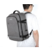 Manhattan Rome Notebook Travel Backpack 17.3", Two Sleeves for Most Laptops Up To 17.3" and Tablets Up To 11", Aircraft-friendly Carry-on, 40L Capacity, Multiple Accessory Pockets, Three Soft Clamshell Cases, Two Handles, Stowable Shoulder Straps, Light G