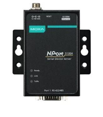 Moxa NPORT DEVICE SERVER 12-48VDC, incl. PSU NPORT 5150A, 1xRS-232/RS422/48 NPort 5150A
