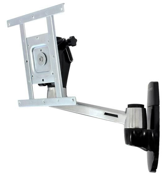 Ergotron 45-268-026 LX HD Wall Mount Swing Arm, 22.7 kg, 106.7 cm (42"), 75 x 75 mm, 200 x 200 mm, Aluminium