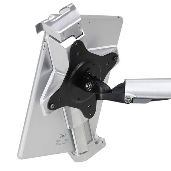 Ergotron LOCKABLE TABLET MOUNT POLISHED 45-460-026, Multimedia stand, Silver, 2.3 kg, 20.1 cm (7.9"), 33 cm (13"), 75 x 75,100 x 100 mm