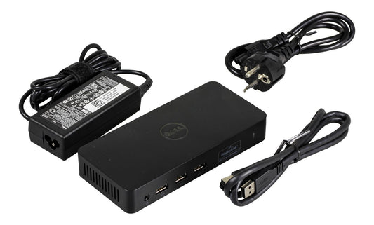 Dell Docking Station USB 3.0 (D3100 D3100, Docking, 10,100,1000 Mbit/s, Black, Dell, AC, USB