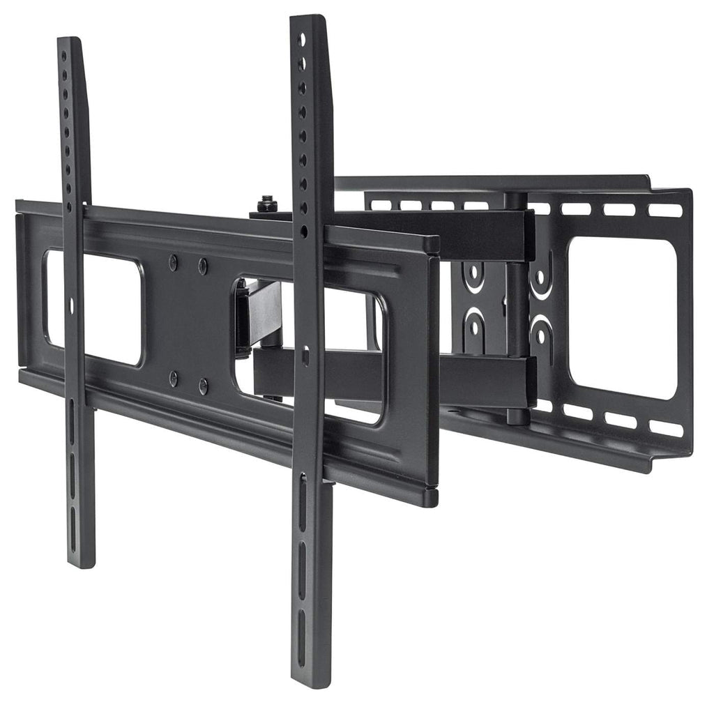 Manhattan Wall Mount for TV & Monitors (Full Motion), For screens 37" to 65", VESA compatibility: all between 200x200mm to 600x400mm - check the dimensions of the four mounting holes on back of screen to ensure it fits, Max 50kg, Black, Bracket, Lifetime