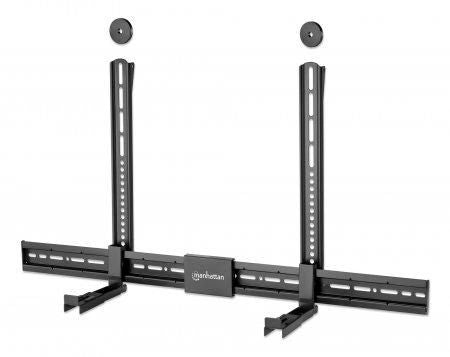 Manhattan Soundbar Mount Universal, Wall Mount Or Vesa Mount, Compatible With Soundbars Up To 15Kg, Depth-Adjustable, Mounts Above Or Below
