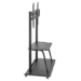 Manhattan Trolley Mount Stand for TV & Monitors, For screens 37" to 100", VESA compatibility: all between 200x200 to 800x600mm - check the dimensions of the four mounting holes on back of screen to ensure it fits, Max 150kg, Height-adjustable to four leve