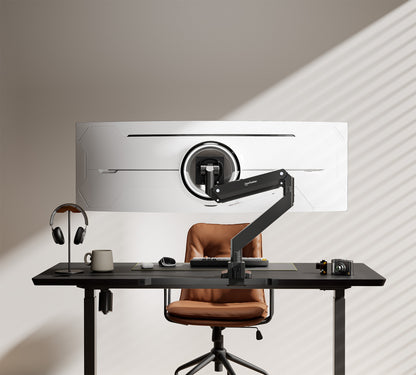 Manhattan Desk Mount for TV & Monitors (Full Motion Gas Spring), For screens 13" to 42", C-Clamp or Grommet Assembly,VESA compatibility: all between 75x75mm to 200x200mm - check the dimensions of the four mounting holes on back of screen to ensure it fits