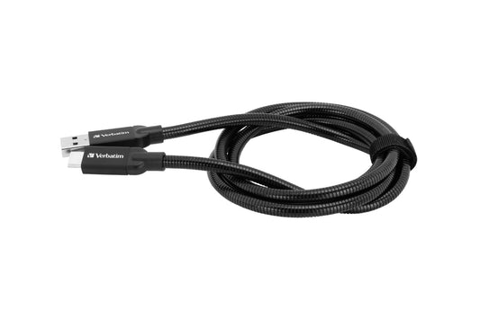 Verbatim 48871 USB cable 1 m USB 3.2 Gen 2 (3.1 Gen 2) USB A USB C Black