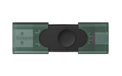 Kingston Technology DataTraveler 128GB USB-A + USB-C 3.2 Gen 1 DuoG2