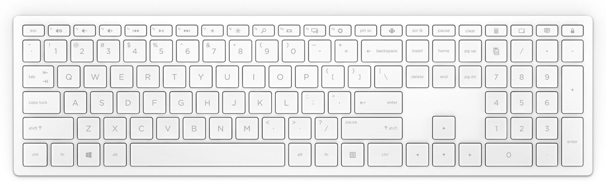 HP Pavilion Wireless Keyboard 600 White