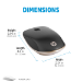 HP 410 Slim Silver Bluetooth Mouse