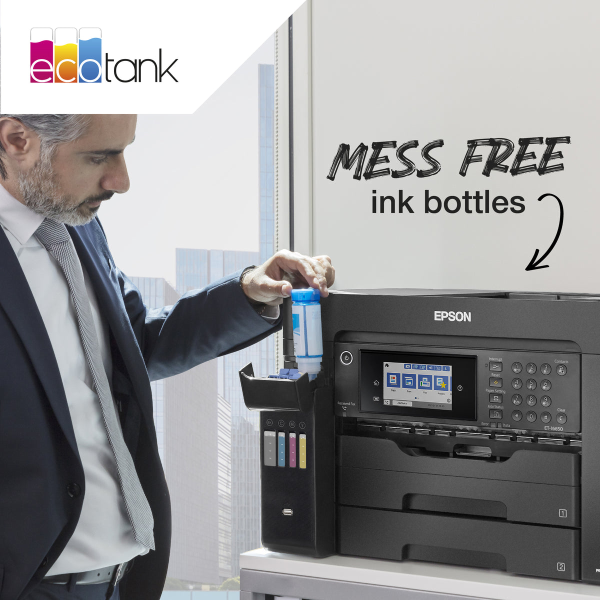 Epson C13T06B640/113 Ink bottle multi pack Bk,C,M,Y 1x127ml + 3x70ml Pack=4 for Epson ET-5150/5800