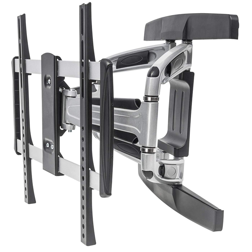 Manhattan Wall Mount for TV & Monitors (Full Motion), For screens 32" to 55", VESA compatibility: all between 100x100mm to 400x400mm - check the dimensions of the four mounting holes on back of screen to ensure it fits, Max 50kg, Black, Bracket, Lifetime
