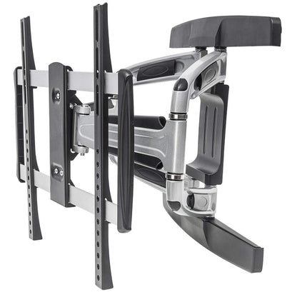 Manhattan Wall Mount for TV & Monitors (Full Motion), For screens 32" to 55", VESA compatibility: all between 100x100mm to 400x400mm - check the dimensions of the four mounting holes on back of screen to ensure it fits, Max 50kg, Black, Bracket, Lifetime