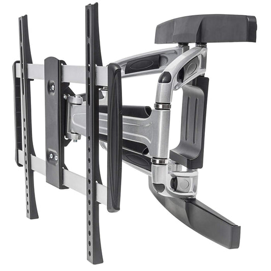 Manhattan Wall Mount for TV & Monitors (Full Motion), For screens 32" to 55", VESA compatibility: all between 100x100mm to 400x400mm - check the dimensions of the four mounting holes on back of screen to ensure it fits, Max 50kg, Black, Bracket, Lifetime