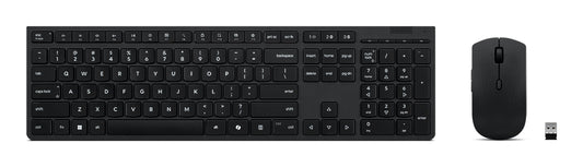 Lenovo 4X31R64325 keyboard Mouse included Office RF Wireless + Bluetooth French Black