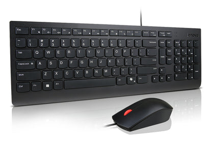 Lenovo 4X31R64414 keyboard Mouse included Universal USB German Black