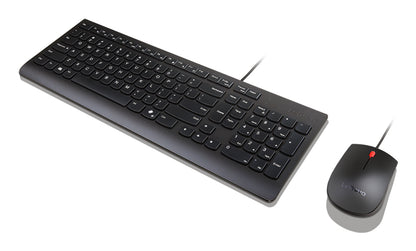 Lenovo 4X31R64414 keyboard Mouse included Universal USB German Black
