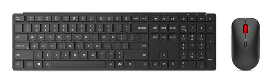 Lenovo 4X31S04814 keyboard Mouse included Office RF Wireless + Bluetooth German Black