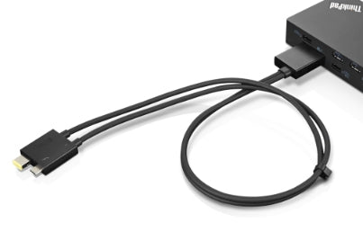 Lenovo 4X90U90616 USB graphics adapter Black