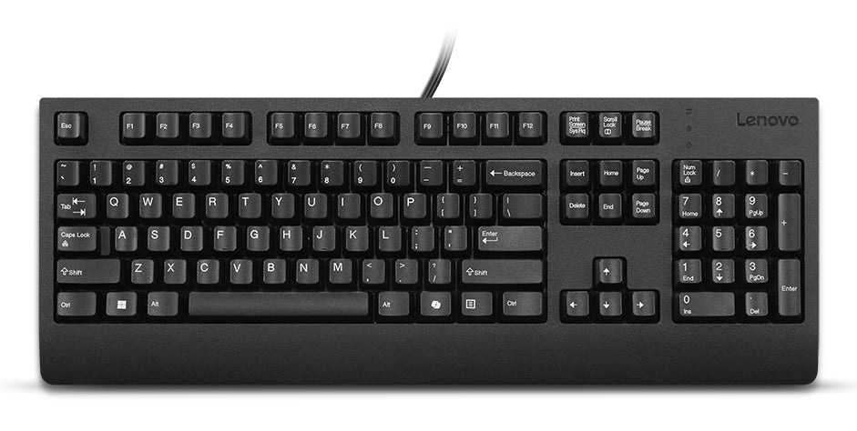 Lenovo 4Y41R64620 keyboard Home/Office USB QWERTY Nordic Black