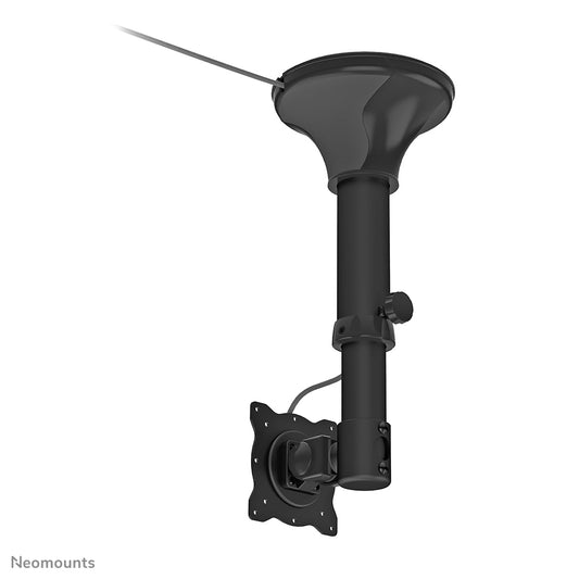 Neomounts FPMA-C025BLACK Monitor/TV mount ceiling 10-30" - h 37-47 cm - tiltable