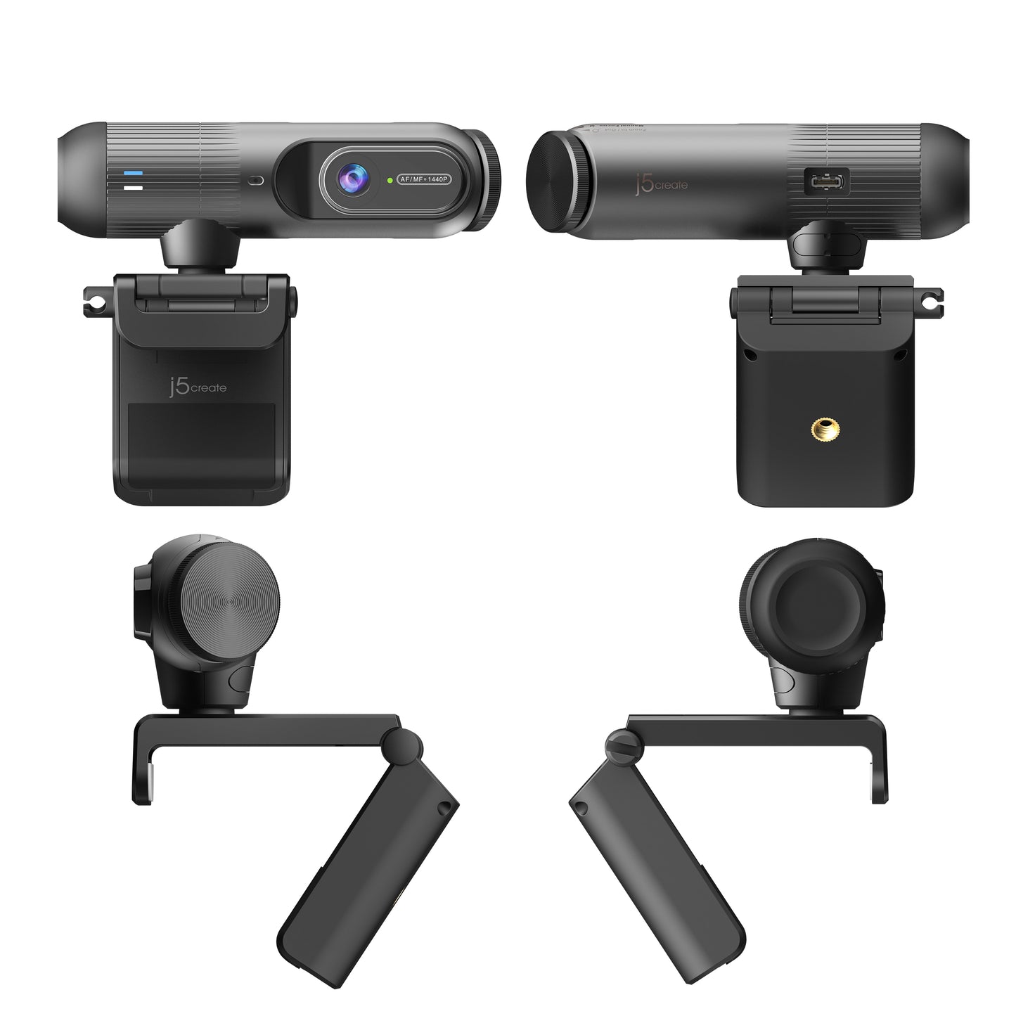 j5create JVU302 2K AI-Powered Webcam with Auto-Focus