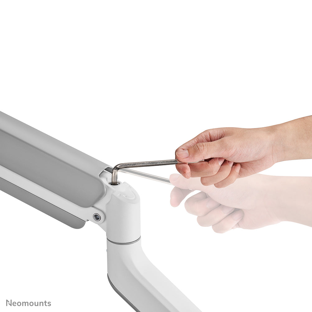 Neomounts DS70PLUS-450WH1 Monitor arm 17-49" - gas spring - Topfix - 180°-stop