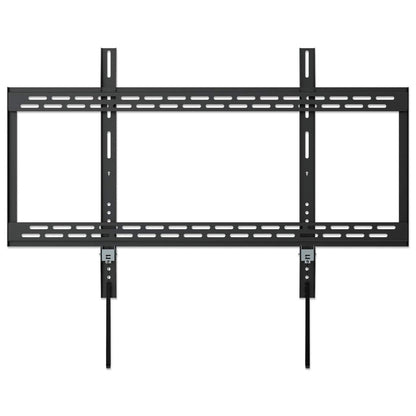 Manhattan Wall Mount for TV & Monitors (Fixed), For screens 60" to 100", VESA compatibility: all between 200x200mm to 900x600mm - check the dimensions of the four mounting holes on back of screen to ensure it fits, Max 50kg, Black, Bracket