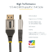 StarTech.com 13ft (4m) VESA Certified DisplayPort 1.4 Cable - 8K 60Hz HDR10 - Ultra HD 4K 120Hz Video - DP 1.4 Cable / Cord - For Monitors/Displays - DisplayPort to DisplayPort Cable - M/M