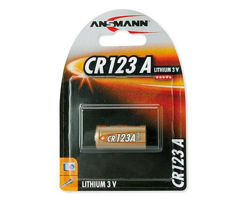 ANSMANN Lithium Photo Battery CR 123 A Special, Single-use battery, Lithium-Ion (Li-Ion), 3 V, 1 pc(s), Gold, Blister