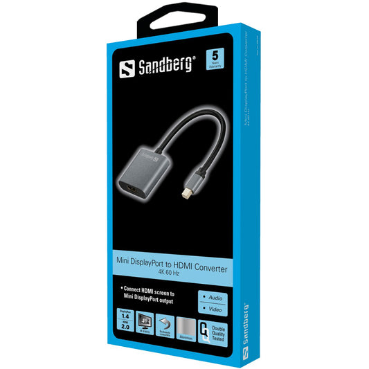 Sandberg Adapter MiniDP1.4>HDMI2.0 4K60