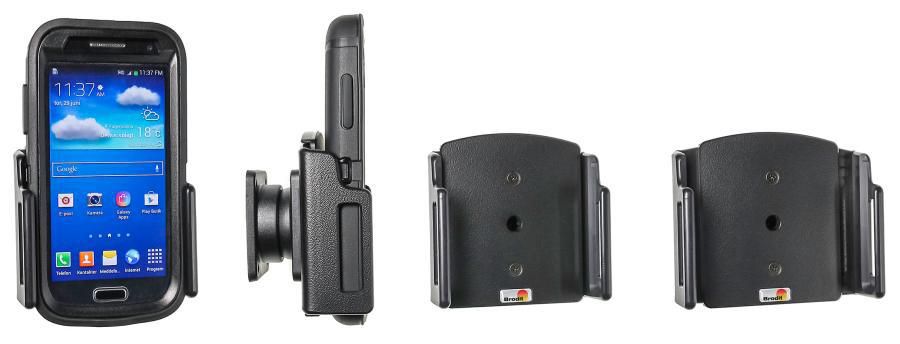 Brodit Passive holder w. tilt swivel Adjustable holder Fits for devices with and without skin
