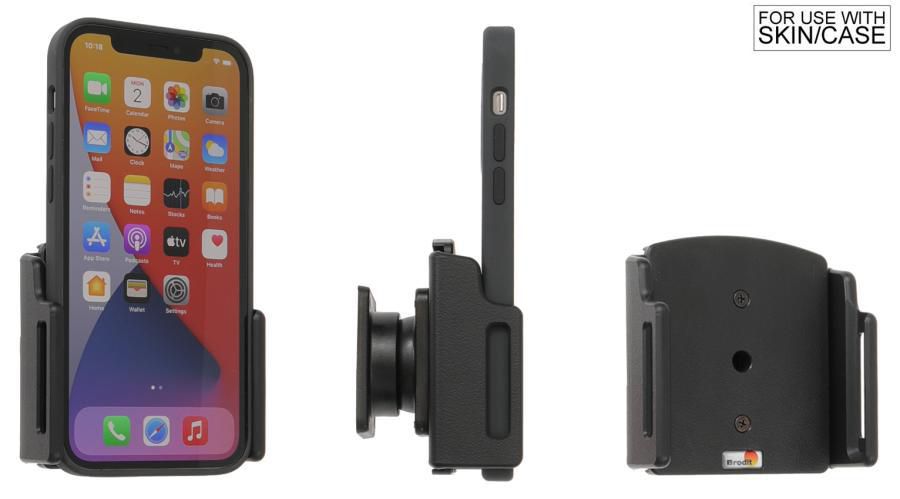 Brodit Passive holder with tilt swivel Adjustable holder. Fits devices with skin that has the following dim 511698, Mobile