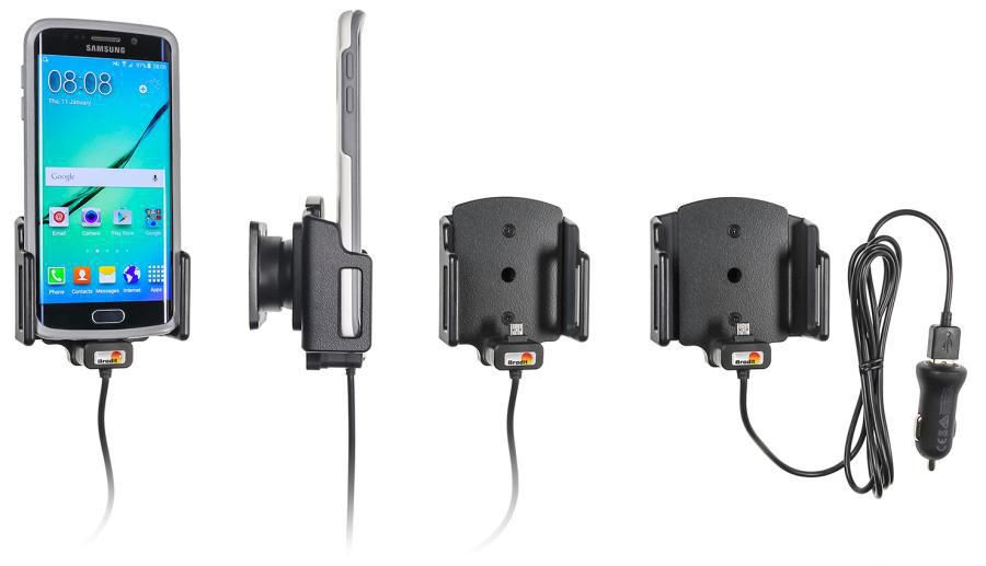 Brodit Active holder with cig-plug Adjustable holder with Micro-USB connector. Fits for devices with and wi ProClip 521621, Mobile
