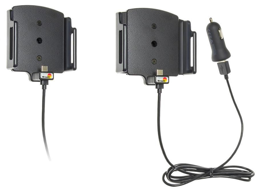 Brodit Active holder with cig-plug Adjustable holder. Fits for devices with and without skin with the follo 521844, Mobile phone/Smartphone,