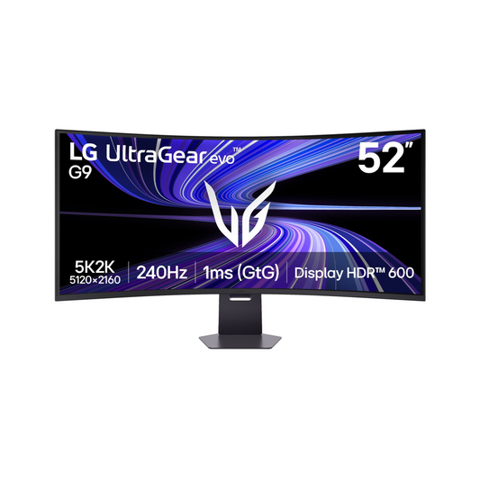 LG UltraGear evo G9 52" VA 5K2K 240Hz Curved Gaming Monitor